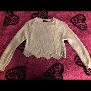 Crop wool top